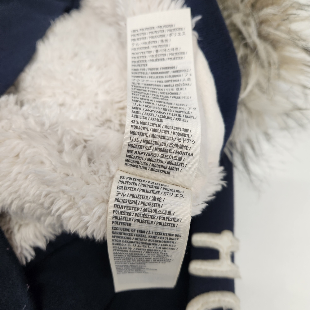 Y2K Hollister Faux Fur Hoodie Size Large - Picture 13 of 14